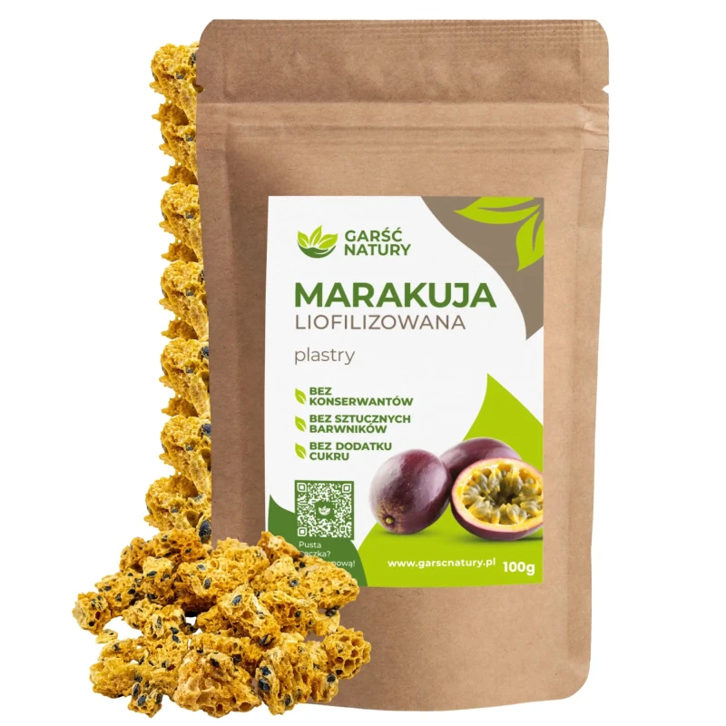 Marakuja liofilizowana grys Garść Natury 100g