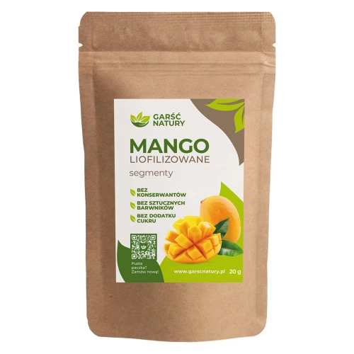 Mango Liofilizowane segmenty Garść Natury 20g
