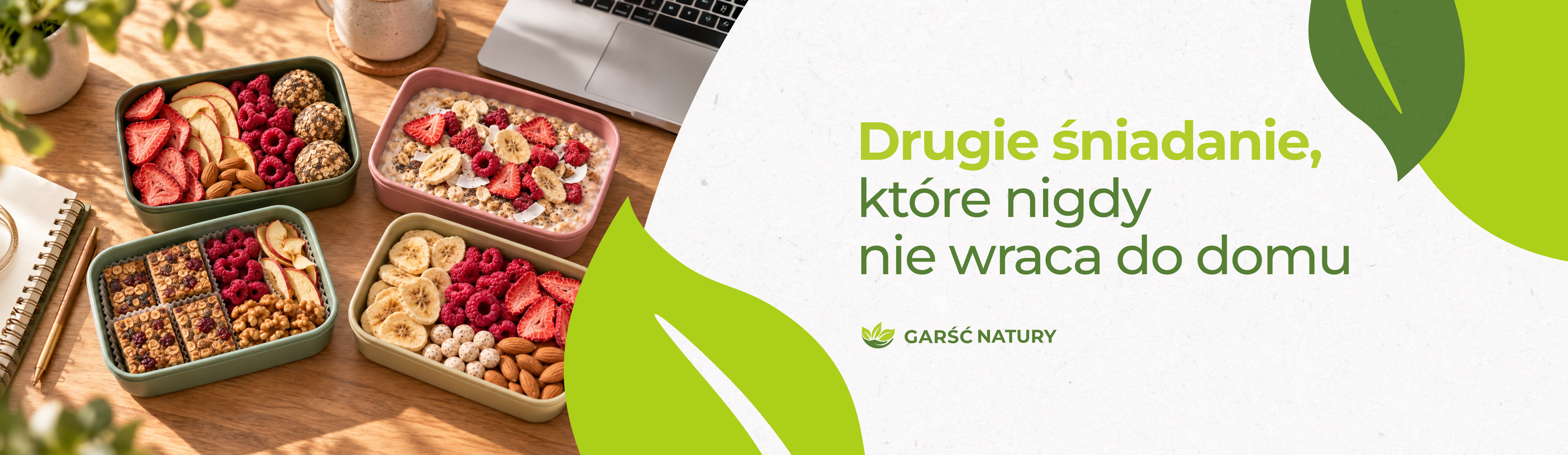 Pomysł na lunchbox GARŚĆ NATURY